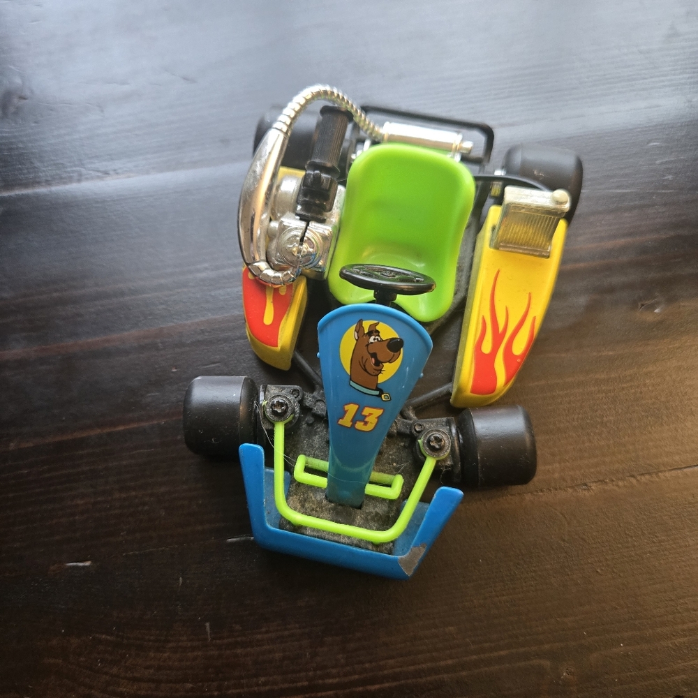 Vintage Scooby Doo Dog Race Car 90s Kids Racing Play Toy #13